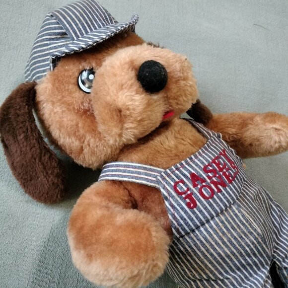 Vintage Knickerbocker Casey Jones Plush  Animals of Distinction Train Conductor - Picture 4 of 9